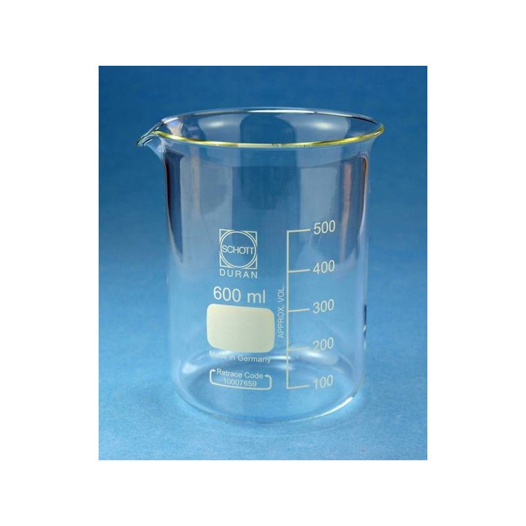 Bicchiere vetro borosilicato forma bassa grad. 25ml - Permax